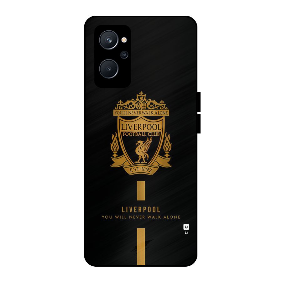 LiverPool Never Walk Alone Metal Back Case for Realme 9i 5G