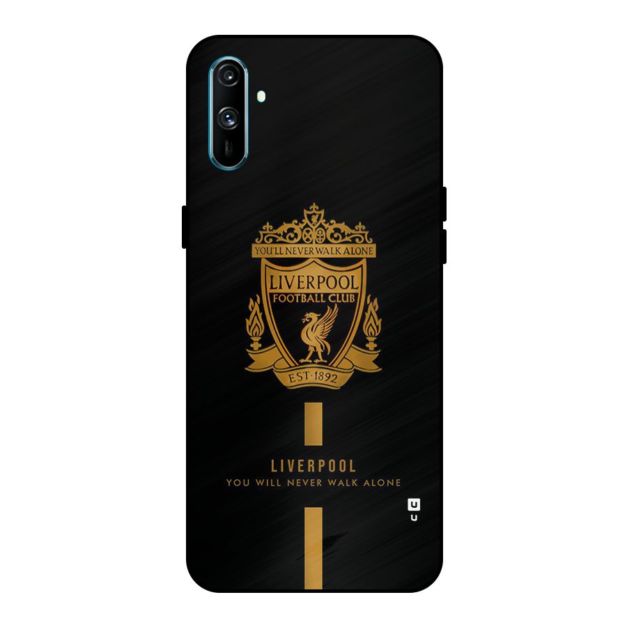 LiverPool Never Walk Alone Metal Back Case for Realme C3