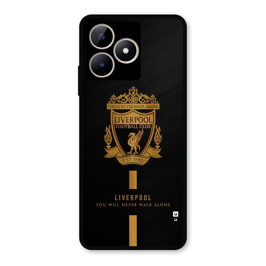 LiverPool Never Walk Alone Metal Back Case for Realme C53