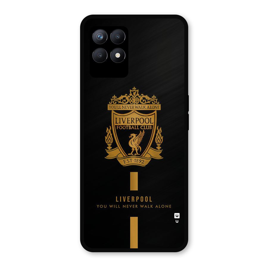 LiverPool Never Walk Alone Metal Back Case for Realme Narzo 50
