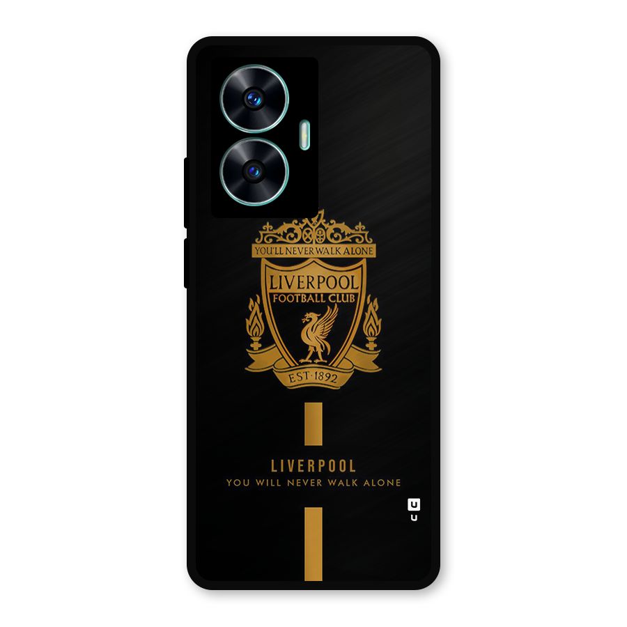 LiverPool Never Walk Alone Metal Back Case for Realme Narzo N55