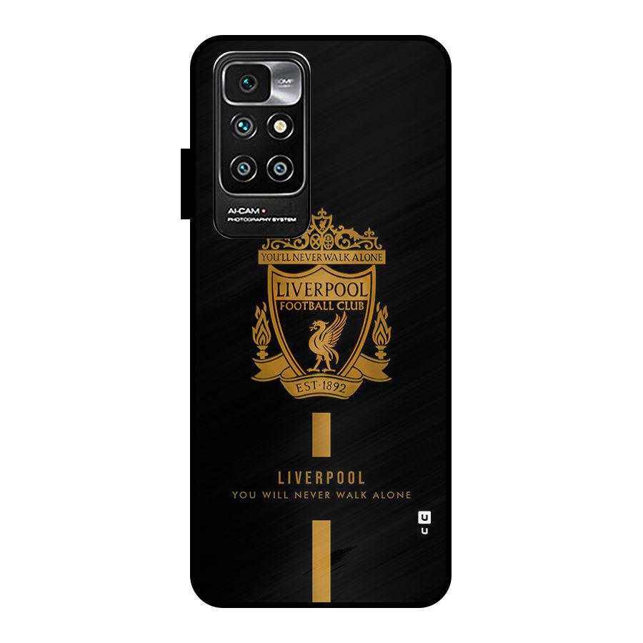 LiverPool Never Walk Alone Metal Back Case for Redmi 10 Prime