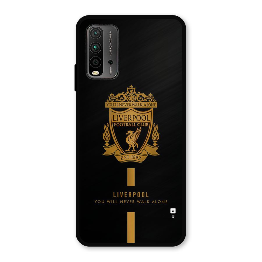 LiverPool Never Walk Alone Metal Back Case for Redmi 9 Power