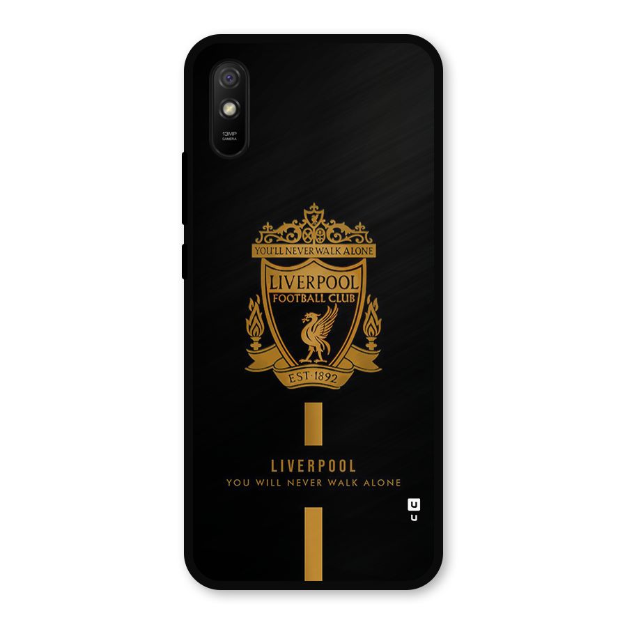 LiverPool Never Walk Alone Metal Back Case for Redmi 9a