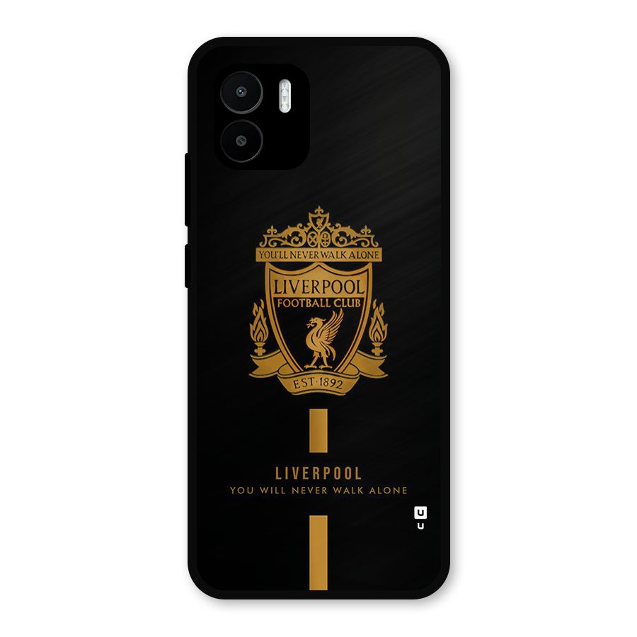 LiverPool Never Walk Alone Metal Back Case for Redmi A2