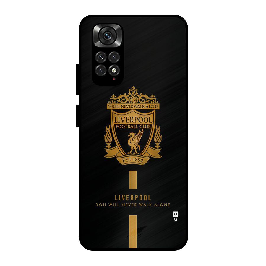 LiverPool Never Walk Alone Metal Back Case for Redmi Note 11 Pro