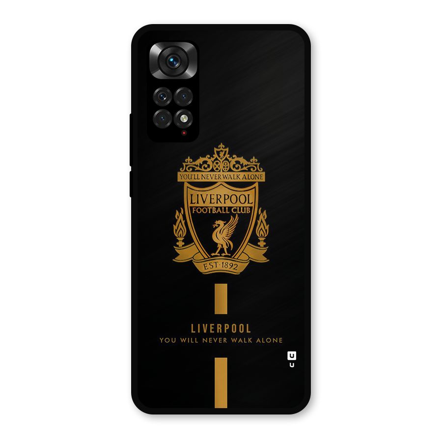LiverPool Never Walk Alone Metal Back Case for Redmi Note 11s