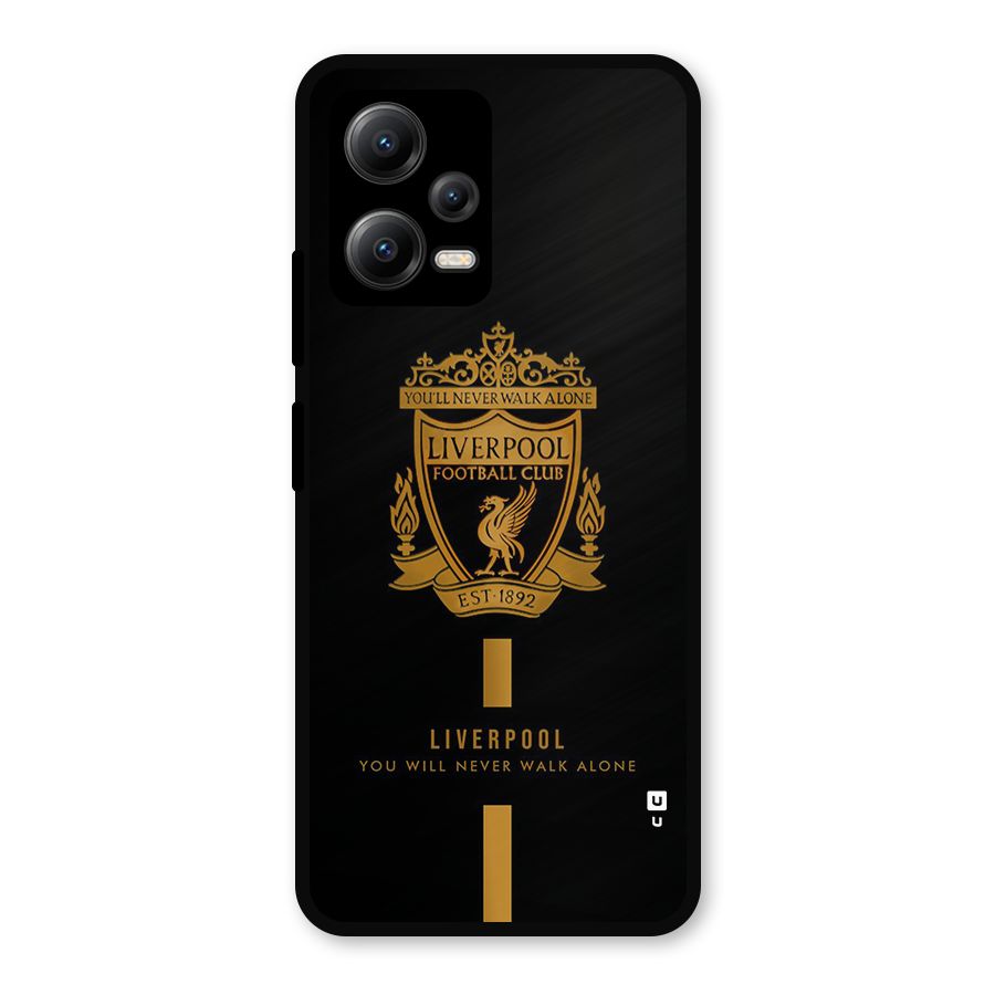 LiverPool Never Walk Alone Metal Back Case for Redmi Note 12 5G