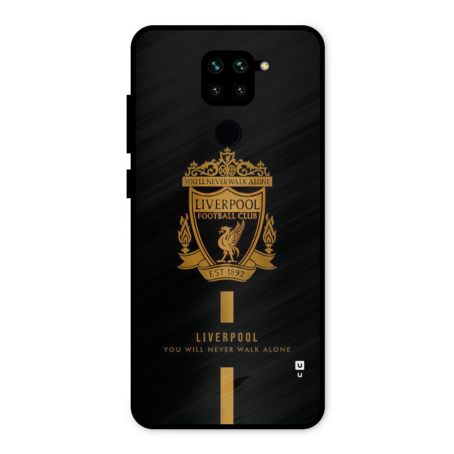LiverPool Never Walk Alone Metal Back Case for Redmi Note 9