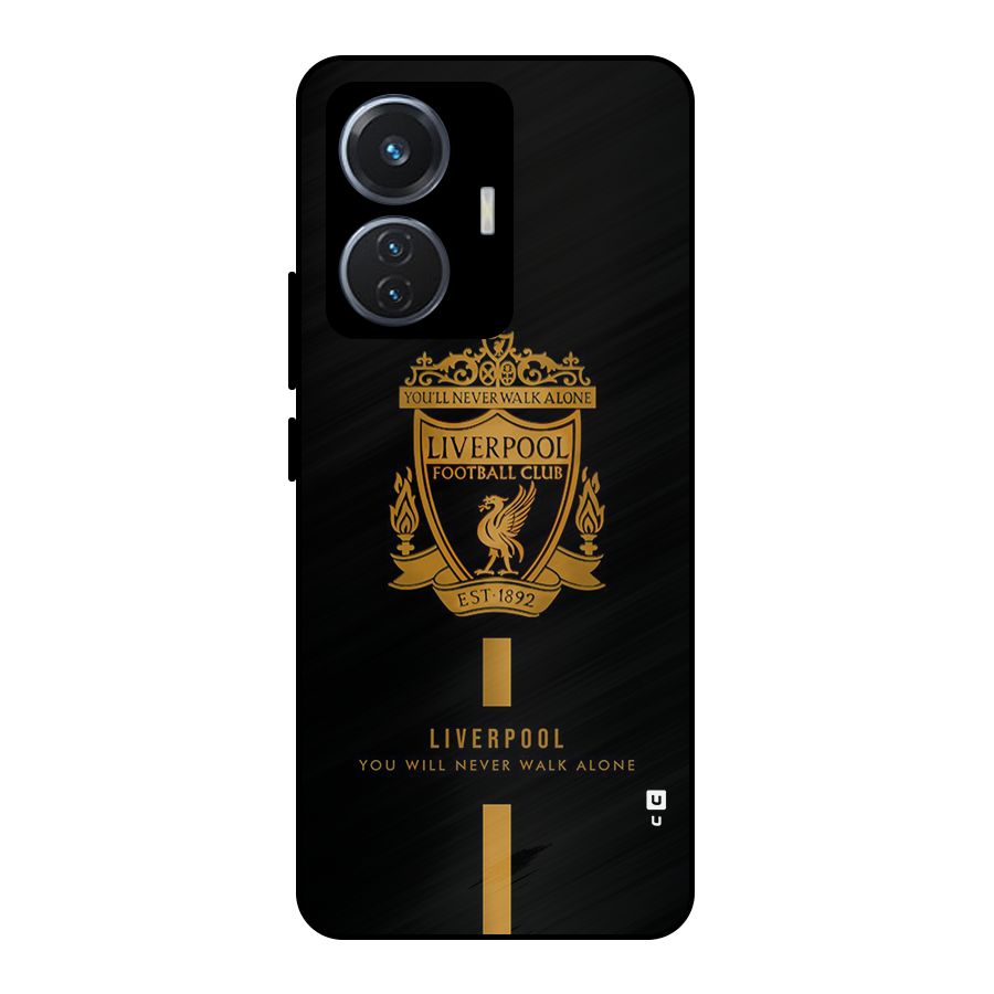 LiverPool Never Walk Alone Metal Back Case for Vivo T1 44W