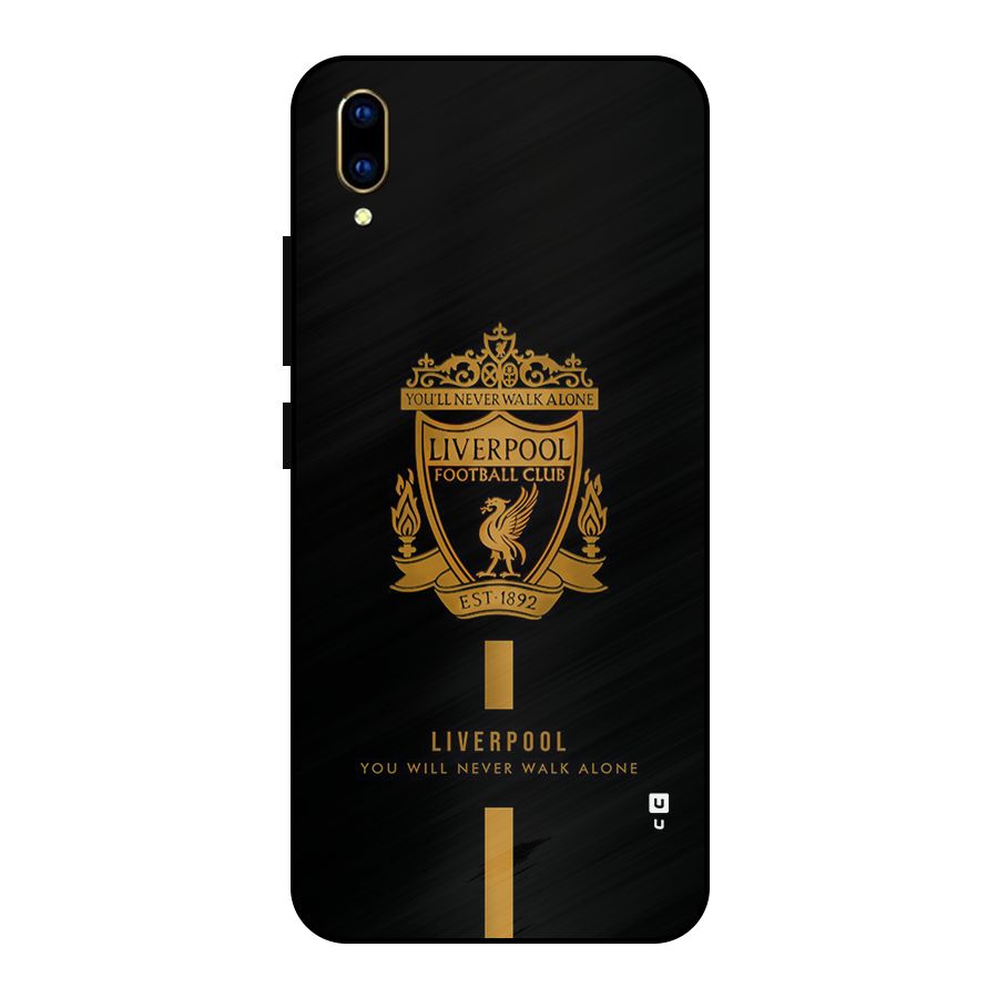 LiverPool Never Walk Alone Metal Back Case for Vivo V11 Pro