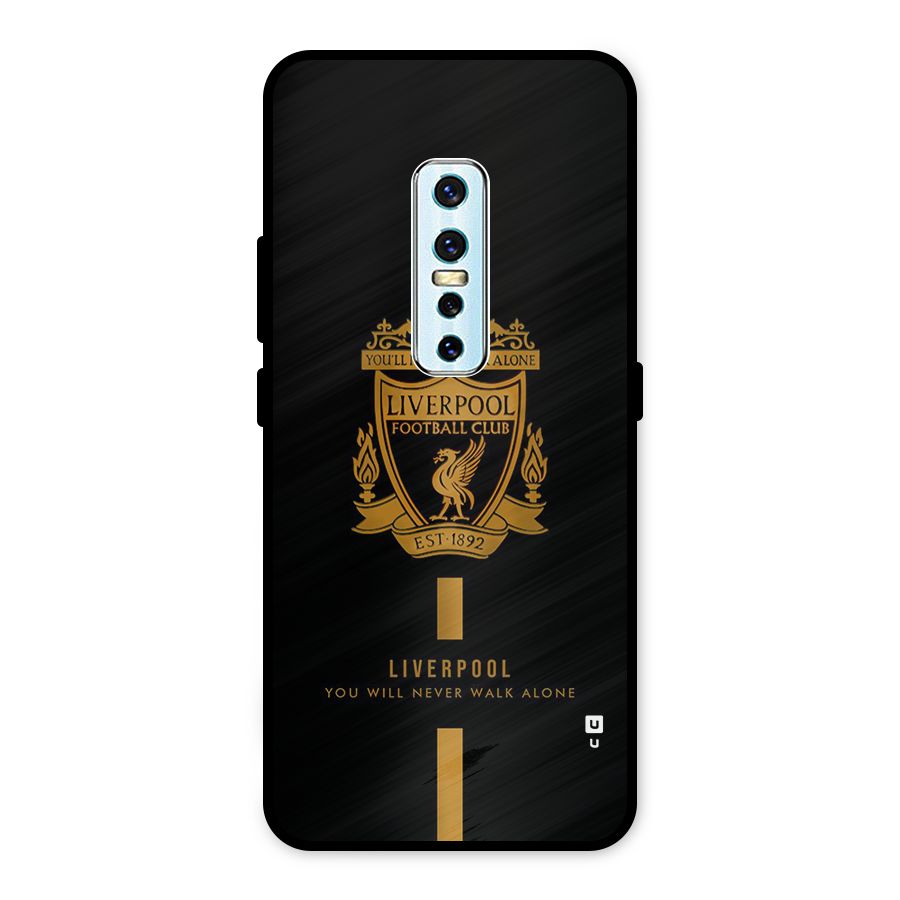 LiverPool Never Walk Alone Metal Back Case for Vivo V17 Pro