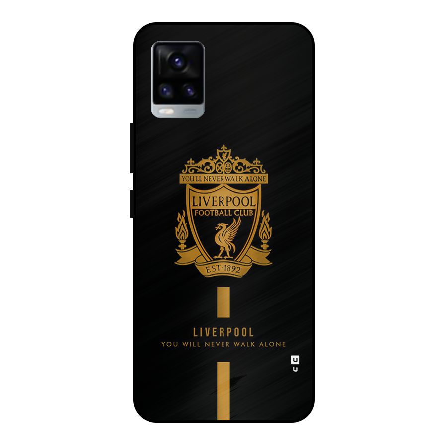 LiverPool Never Walk Alone Metal Back Case for Vivo V20 2021
