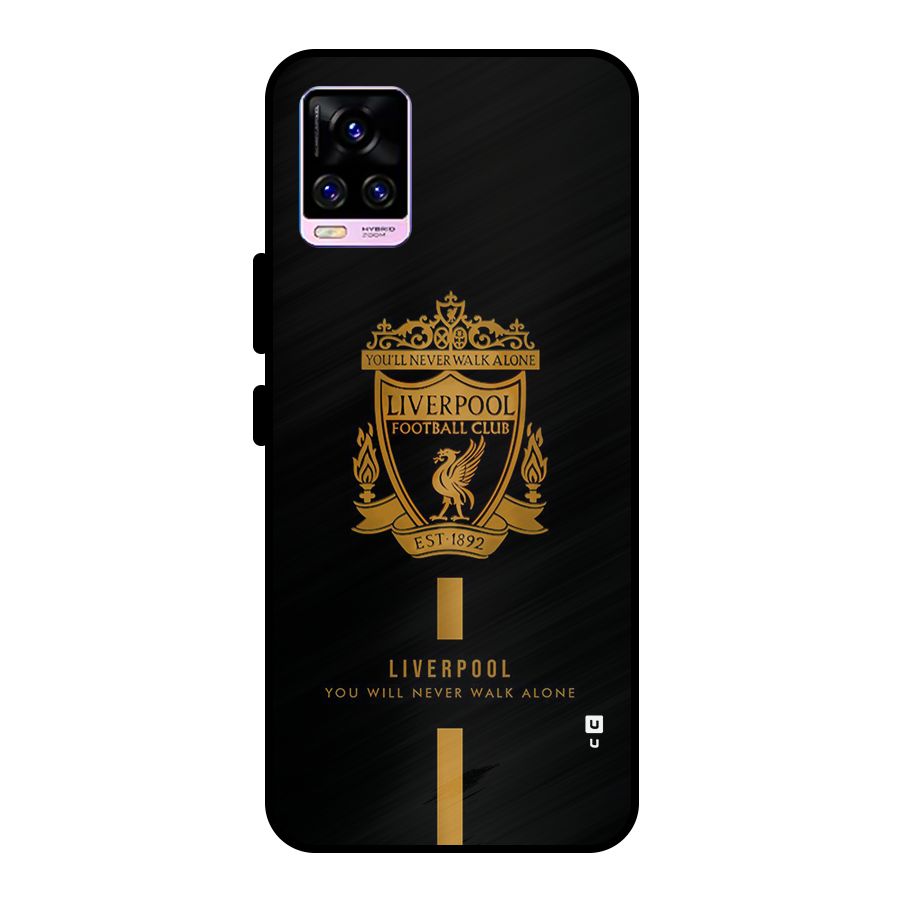 LiverPool Never Walk Alone Metal Back Case for Vivo V20 Pro