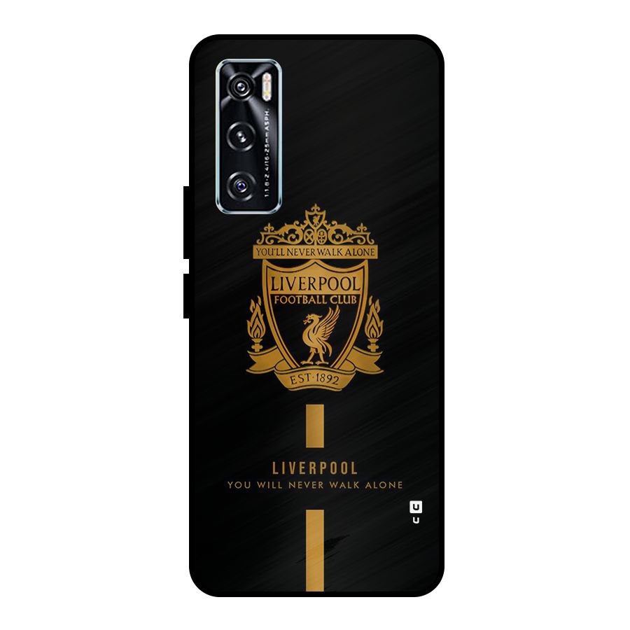 LiverPool Never Walk Alone Metal Back Case for Vivo V20 SE