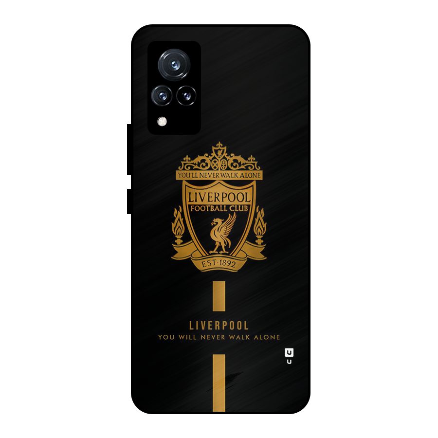 LiverPool Never Walk Alone Metal Back Case for Vivo V21 5G