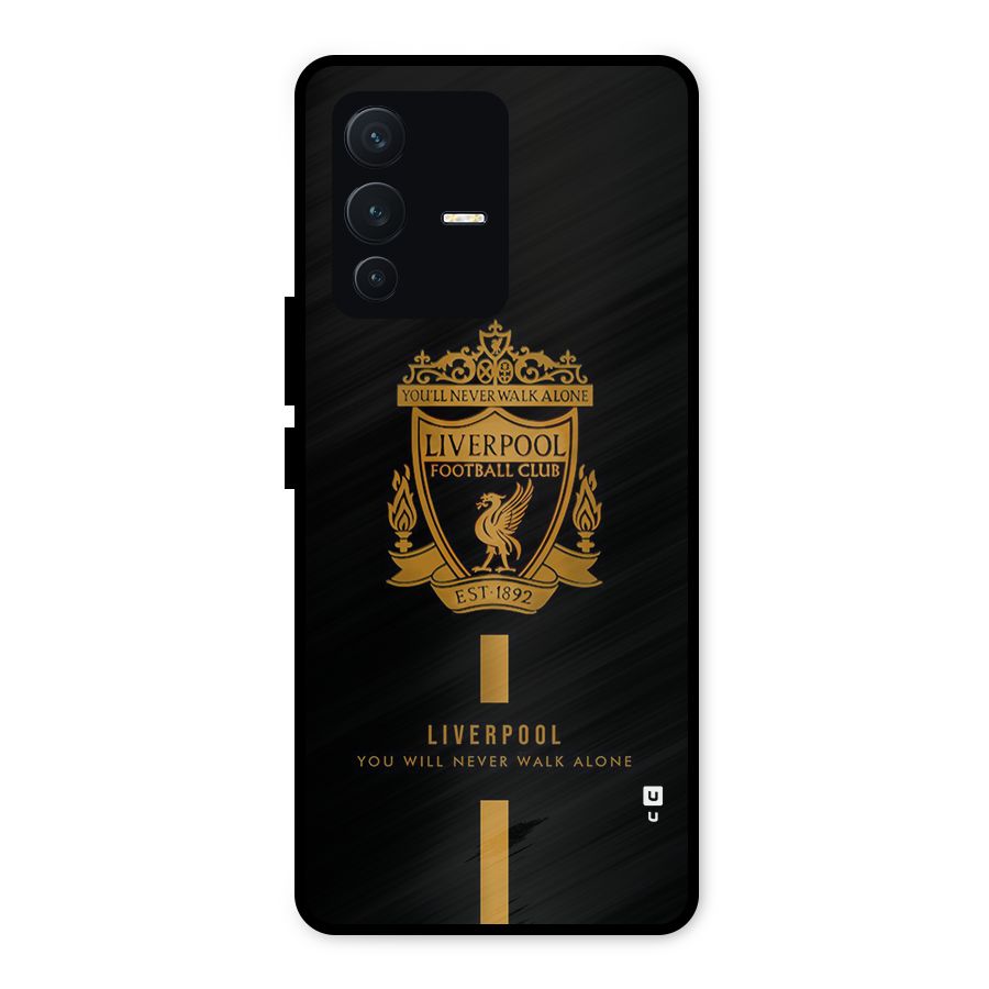 LiverPool Never Walk Alone Metal Back Case for Vivo V23 5G