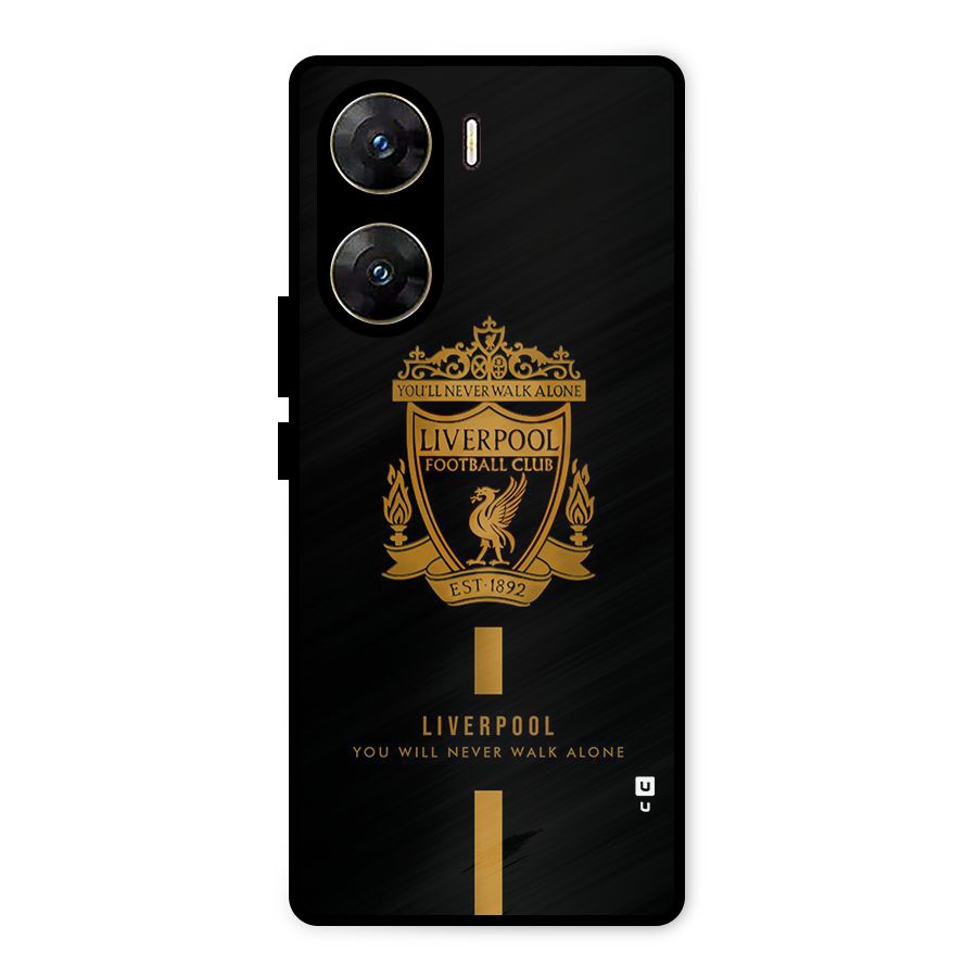 LiverPool Never Walk Alone Metal Back Case for Vivo V29e