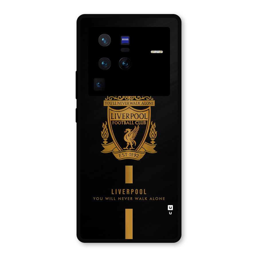 LiverPool Never Walk Alone Metal Back Case for Vivo X80 Pro