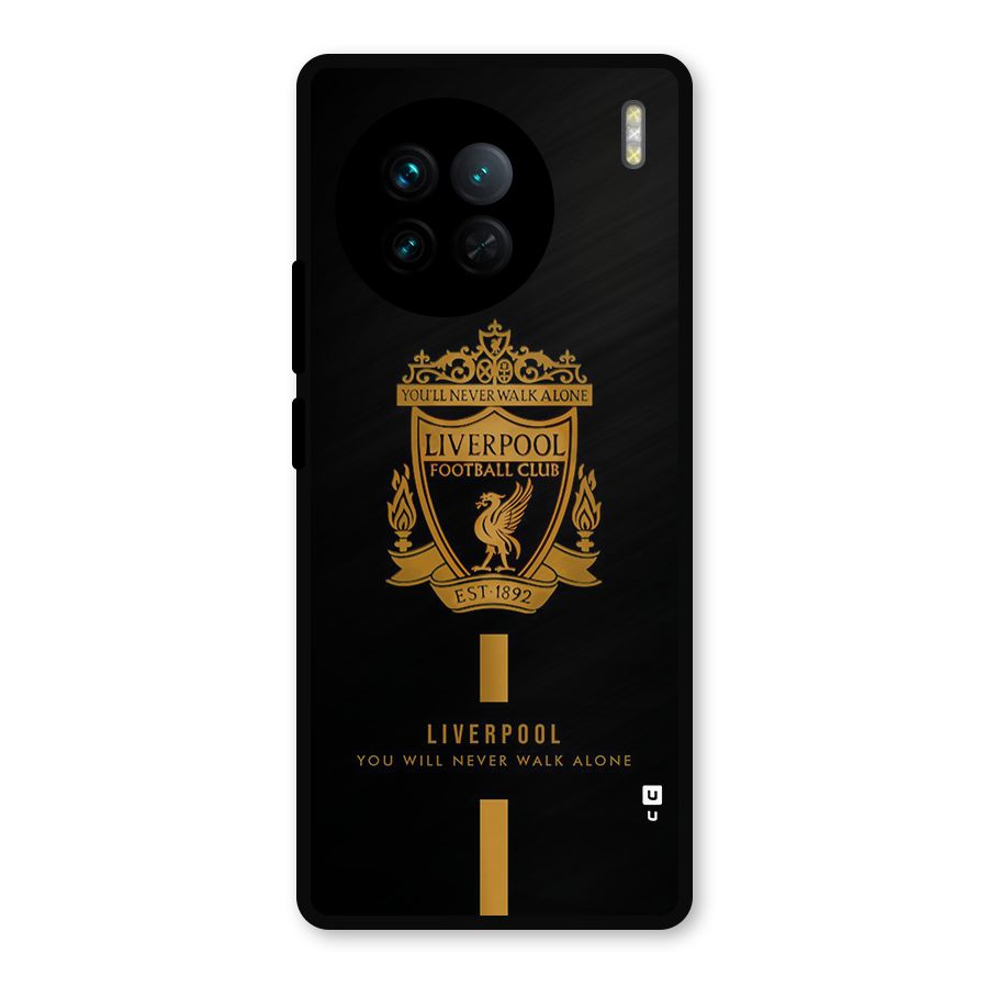 LiverPool Never Walk Alone Metal Back Case for Vivo X90