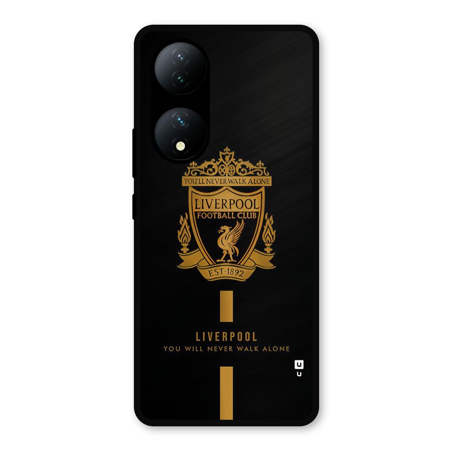 LiverPool Never Walk Alone Metal Back Case for Vivo Y100