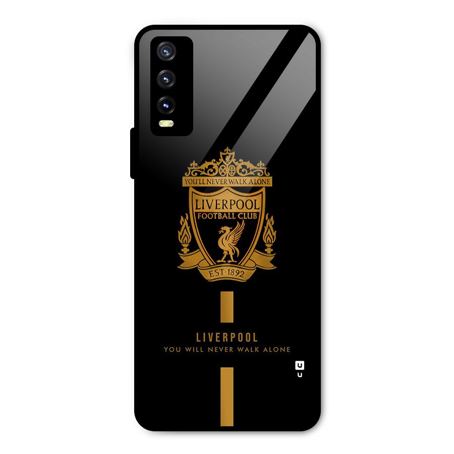 LiverPool Never Walk Alone Metal Back Case for Vivo Y20