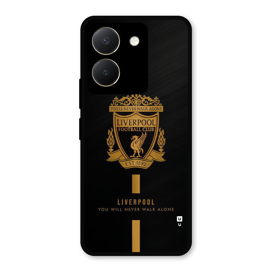 LiverPool Never Walk Alone Metal Back Case for Vivo Y36