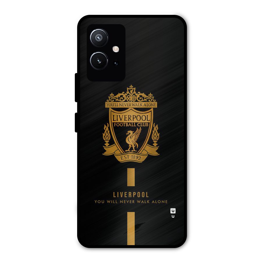 LiverPool Never Walk Alone Metal Back Case for Vivo Y75 5G