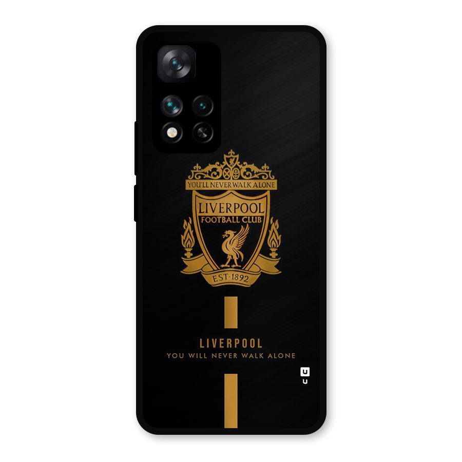 LiverPool Never Walk Alone Metal Back Case for Xiaomi 11i 5G