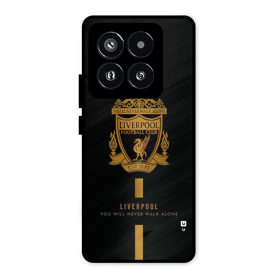 LiverPool Never Walk Alone Metal Back Case for Xiaomi 14 Pro