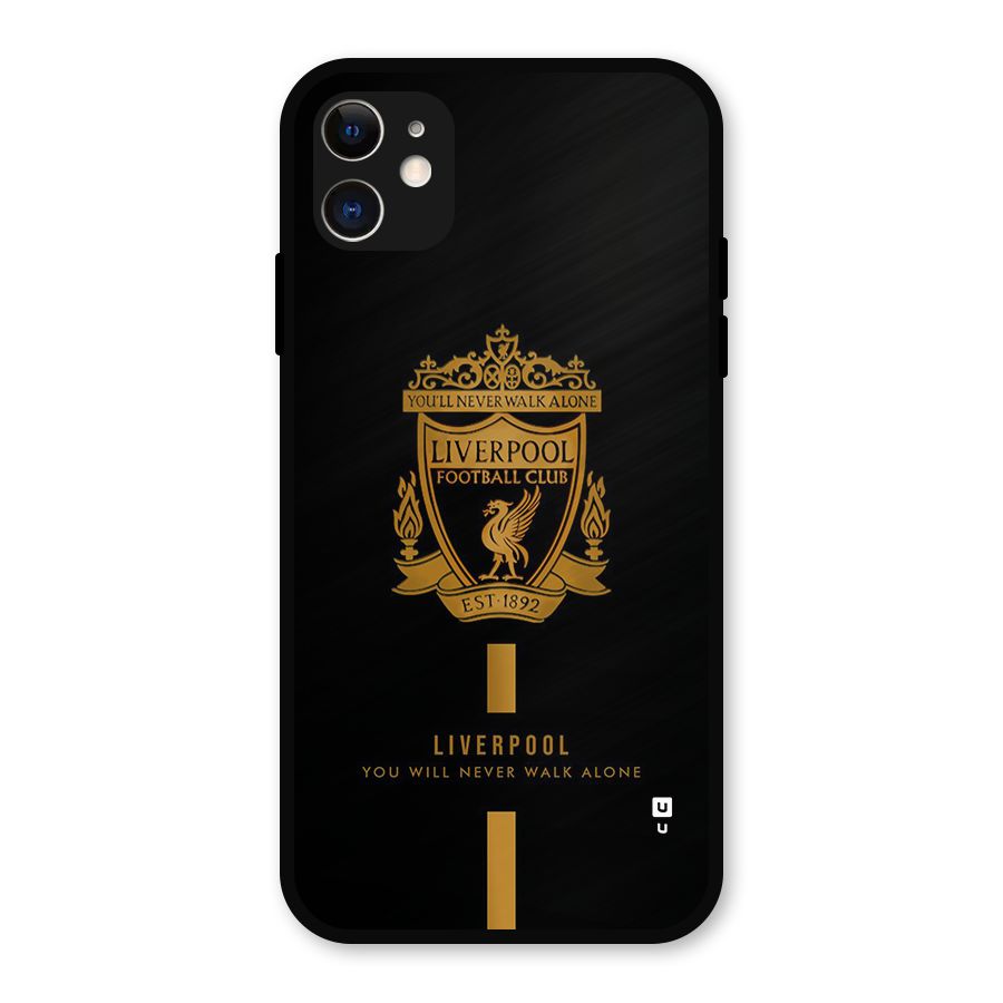 LiverPool Never Walk Alone Metal Back Case for iPhone 11