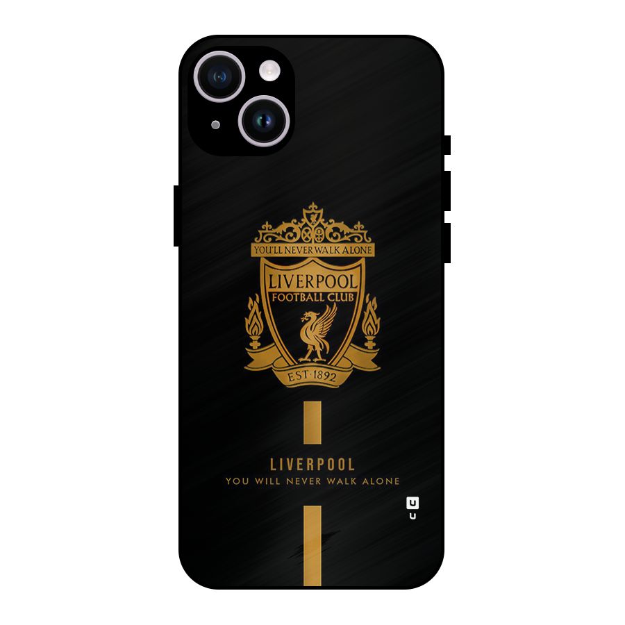 LiverPool Never Walk Alone Metal Back Case for iPhone 14 Plus