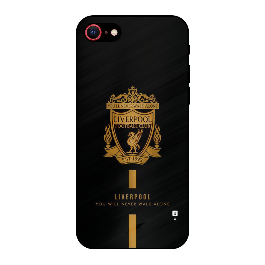 LiverPool Never Walk Alone Metal Back Case for iPhone SE 2020