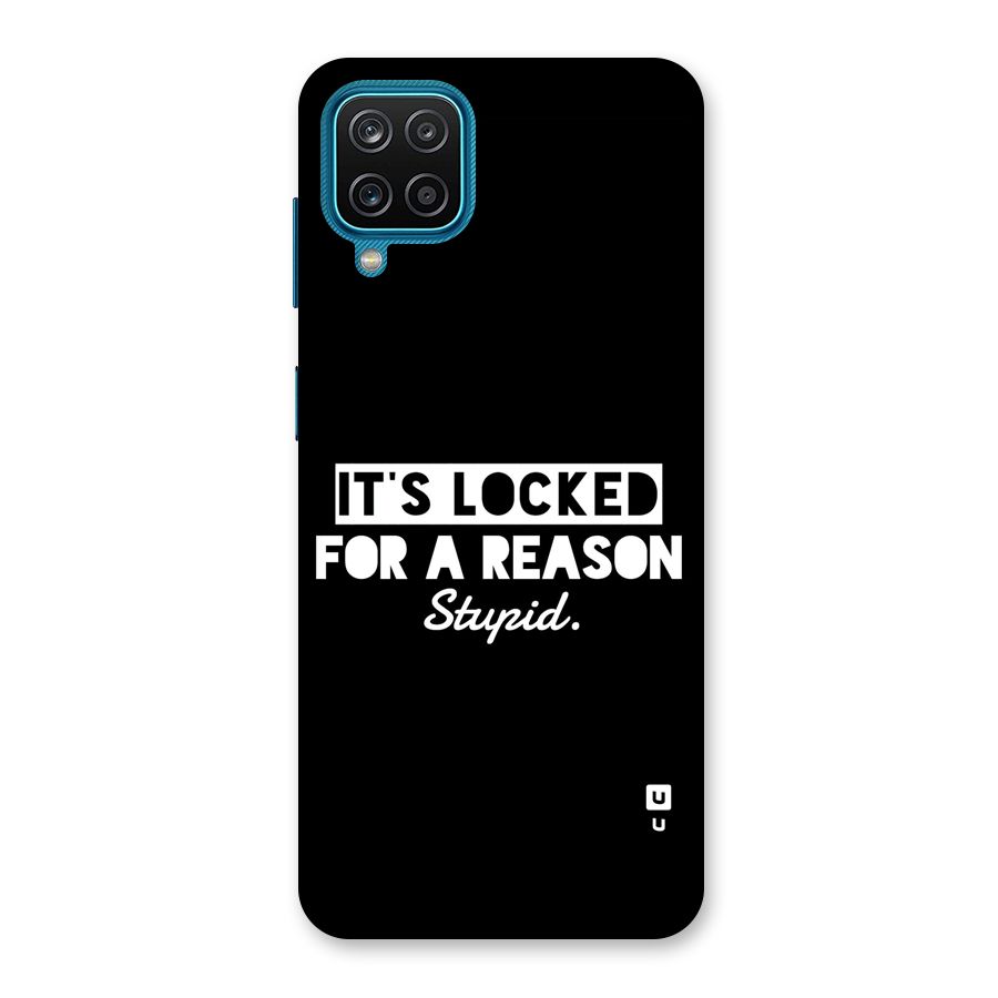 Locked For Stupid Back Case for Galaxy M12