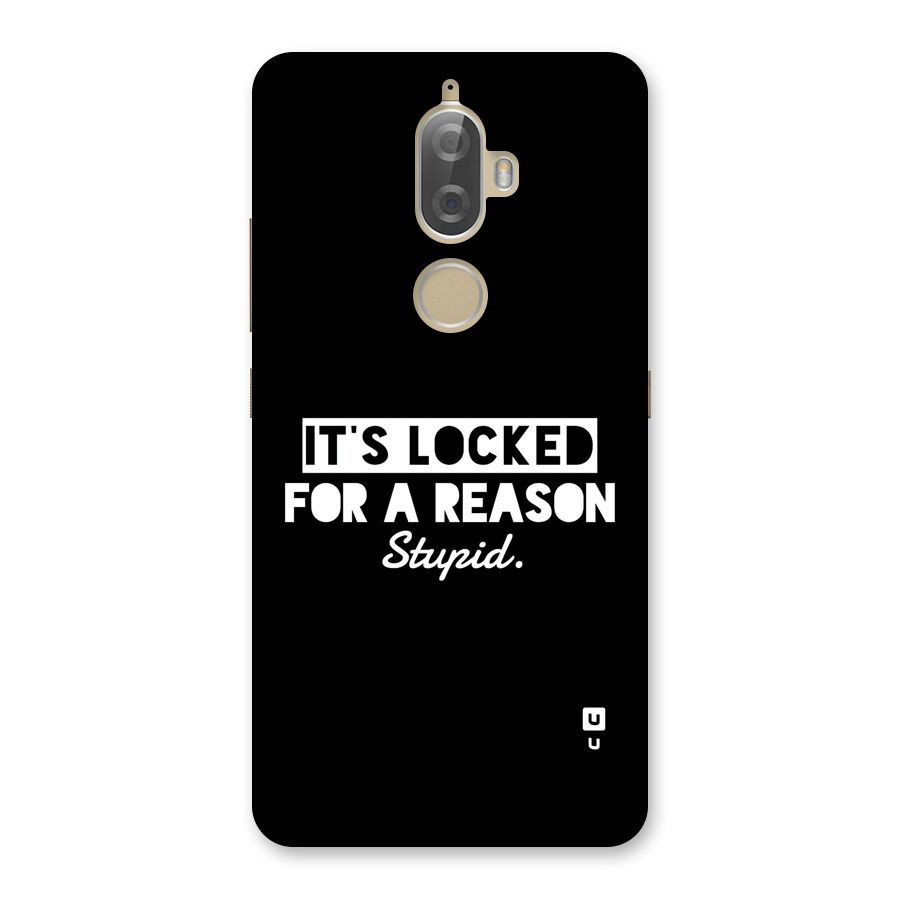 Locked For Stupid Back Case for Lenovo K8 Plus