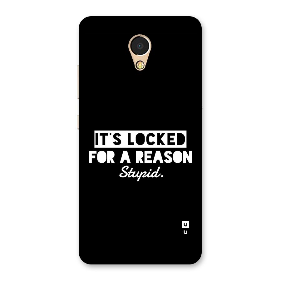 Locked For Stupid Back Case for Lenovo P2