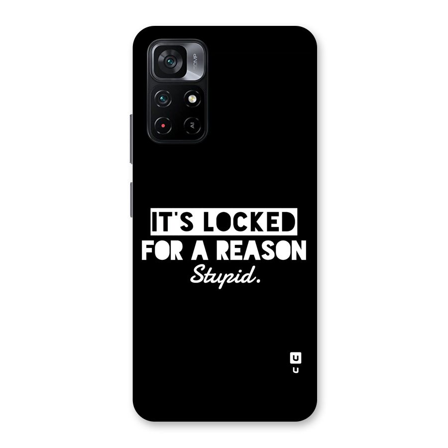 Locked For Stupid Back Case for Poco M4 Pro 5G