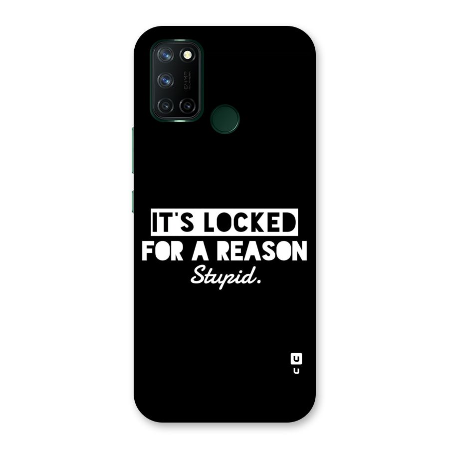 Locked For Stupid Back Case for Realme 7i