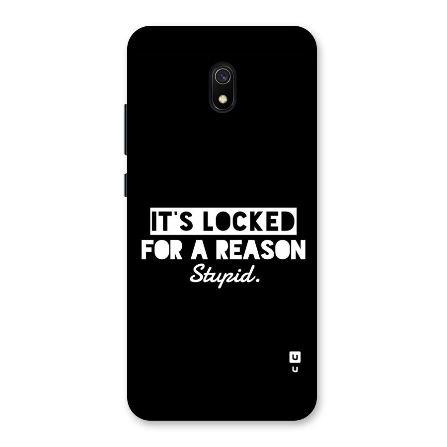 Locked For Stupid Back Case for Redmi 8A