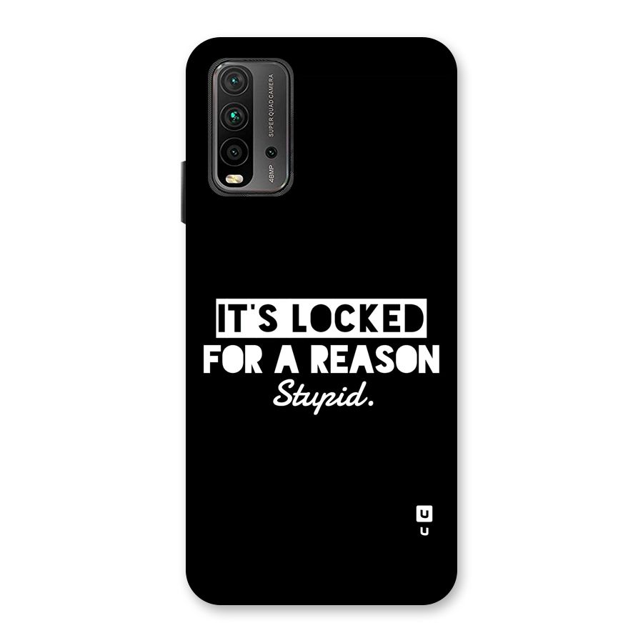 Locked For Stupid Back Case for Redmi 9 Power