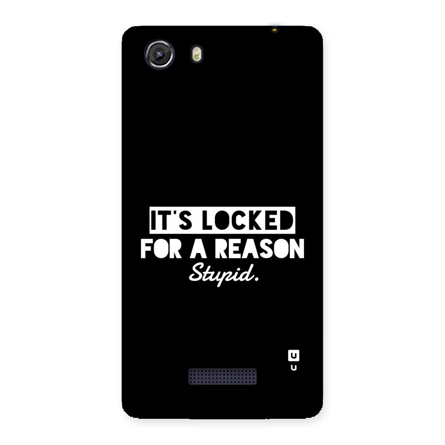 Locked For Stupid Back Case for Unite 3