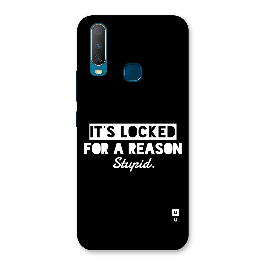 Locked For Stupid Back Case for Vivo Y11