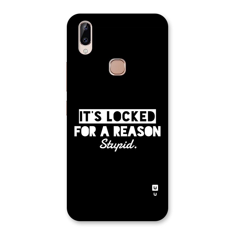 Locked For Stupid Back Case for Vivo Y83 Pro