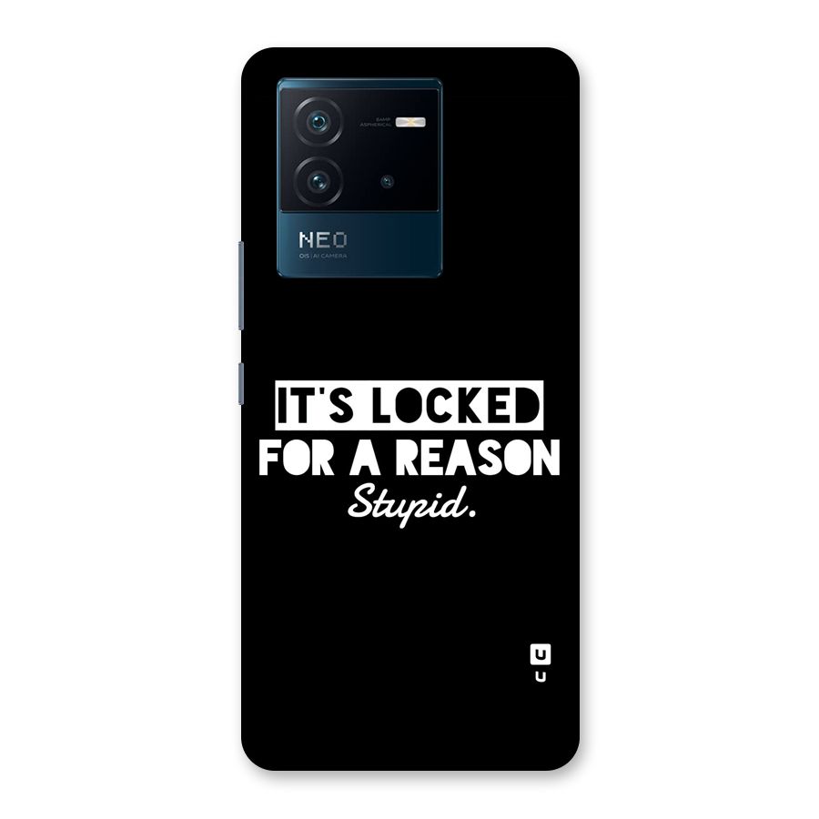 Locked For Stupid Back Case for Vivo iQOO Neo 6 5G