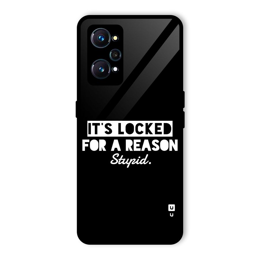 Locked For Stupid Glass Back Case for Realme GT Neo2