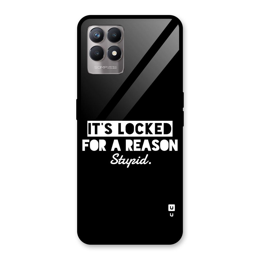 Locked For Stupid Glass Back Case for Realme Narzo 50
