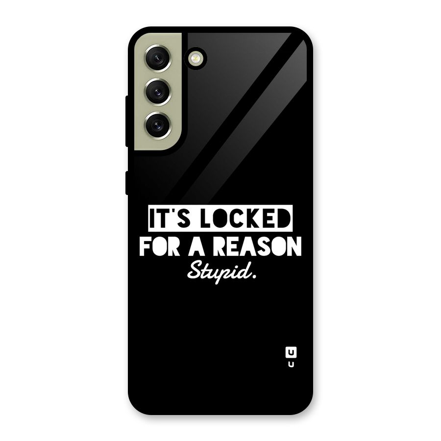 Locked For Stupid Metal Back Case for Galaxy S21 FE 5G (2023)
