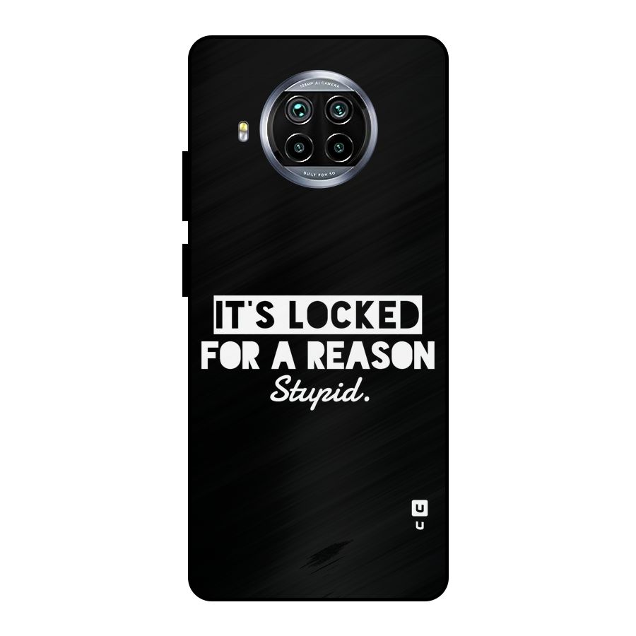 Locked For Stupid Metal Back Case for Mi 10i