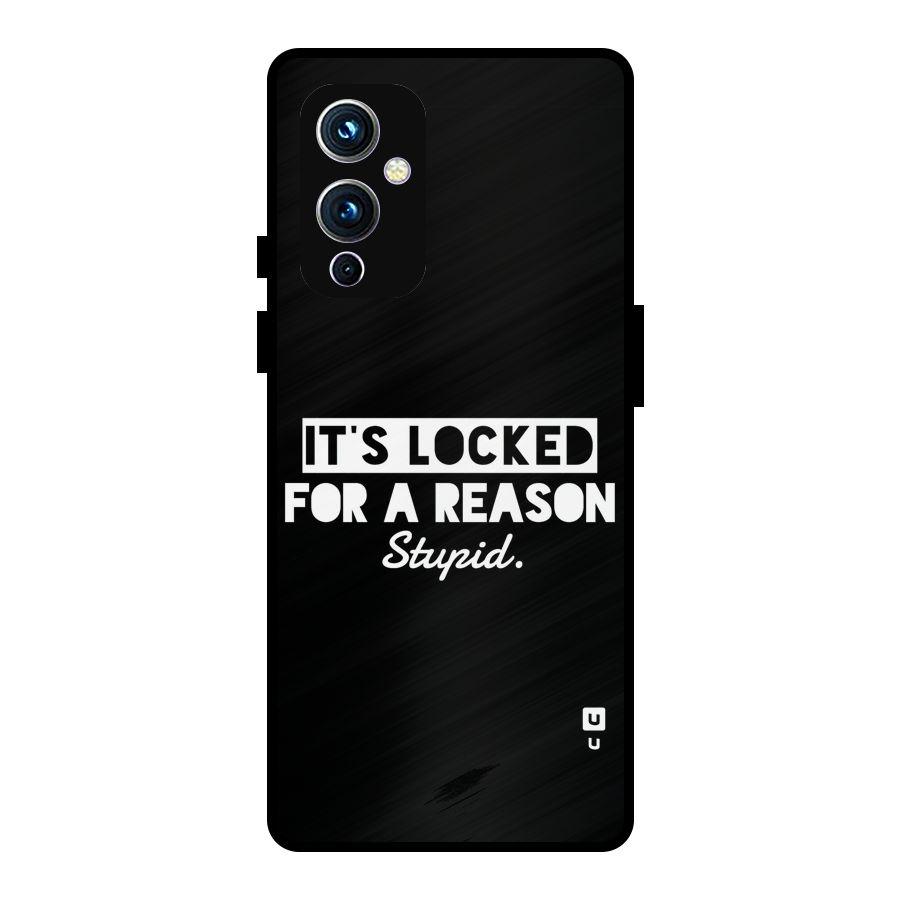 Locked For Stupid Metal Back Case for OnePlus 9
