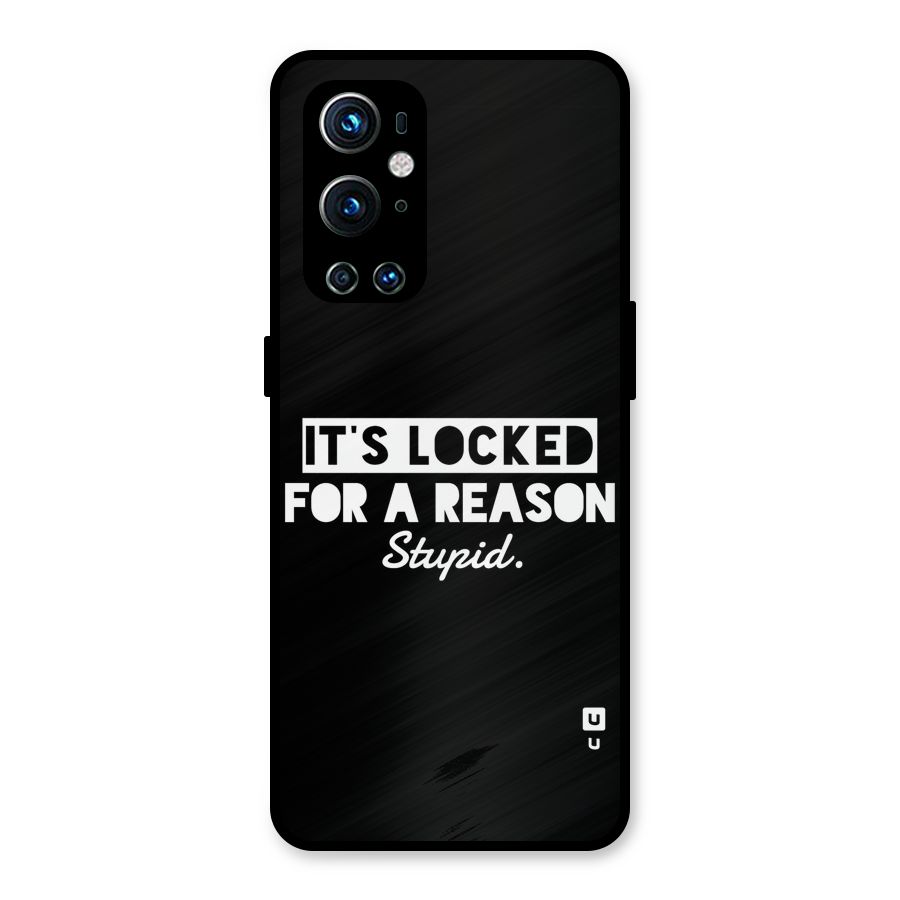 Locked For Stupid Metal Back Case for OnePlus 9 Pro